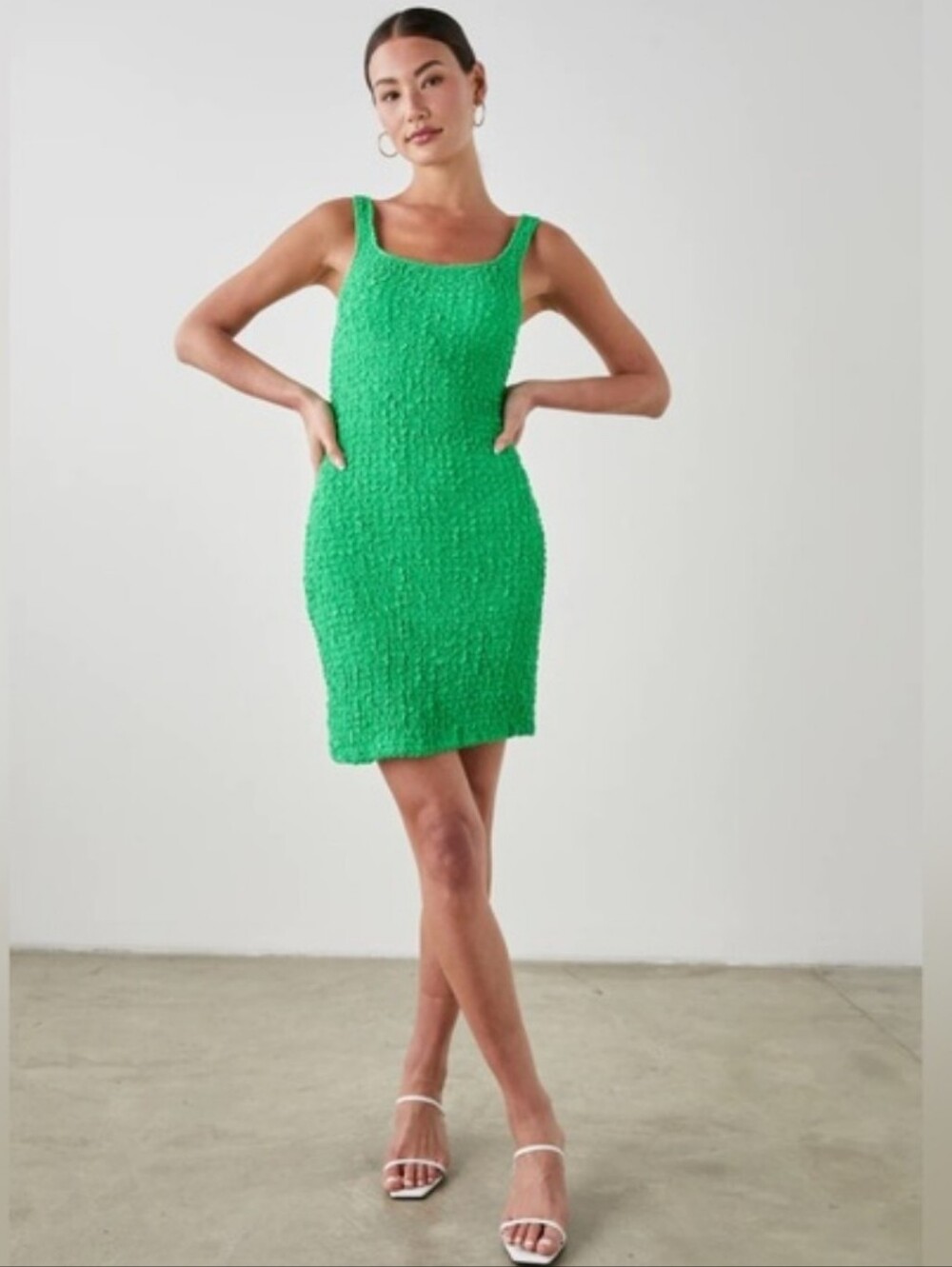 Rails Julie Tank Mini Dress in Clover Green Evening Size Small